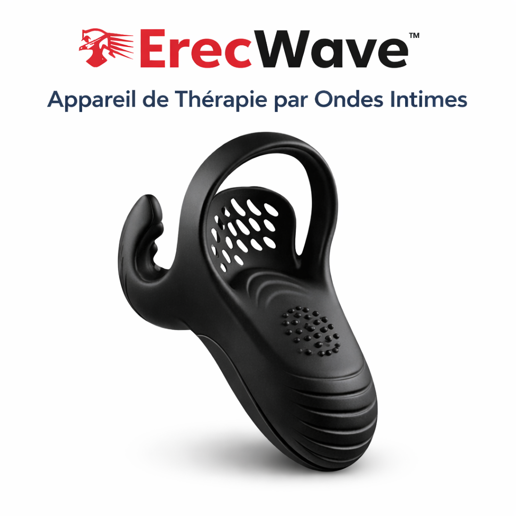 ErecWave™ Appareil de Thérapie par Ondes Intimes | Devenez plus gros, plus dur et gardez le contrôle en juste 10 minutes !