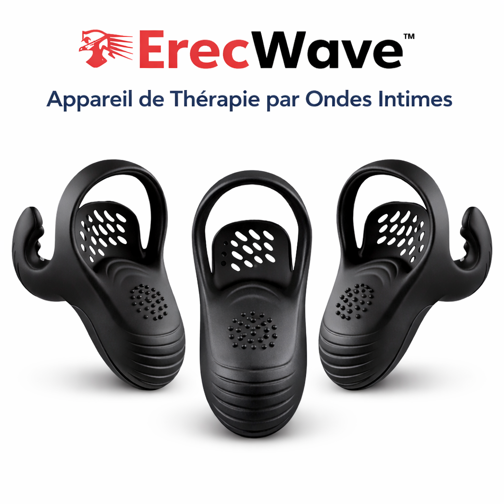 ErecWave™ Appareil de Thérapie par Ondes Intimes | Devenez plus gros, plus dur et gardez le contrôle en juste 10 minutes !
