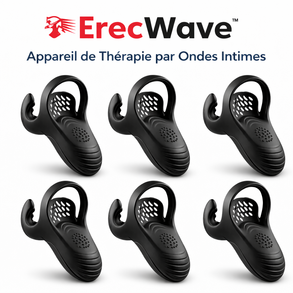 ErecWave™ Appareil de Thérapie par Ondes Intimes | Devenez plus gros, plus dur et gardez le contrôle en juste 10 minutes !