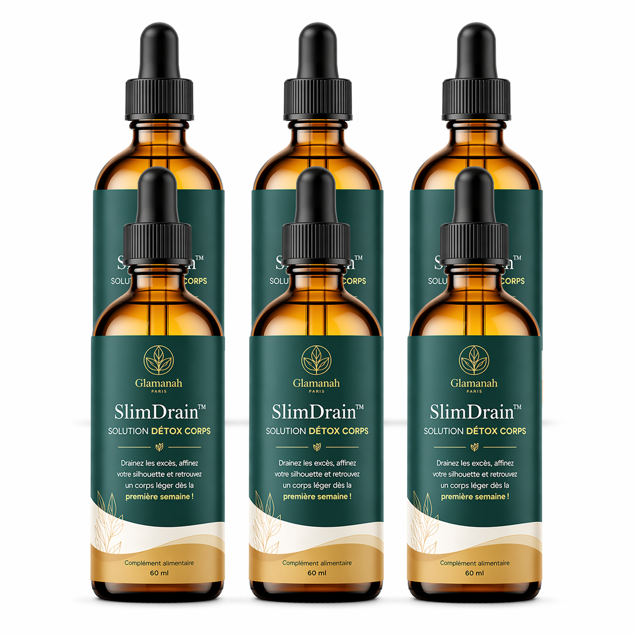 SlimDrain™ Solution Détox Corps | Drainez les excès, affinez votre silhouette et retrouvez un corps léger dès la première semaine !