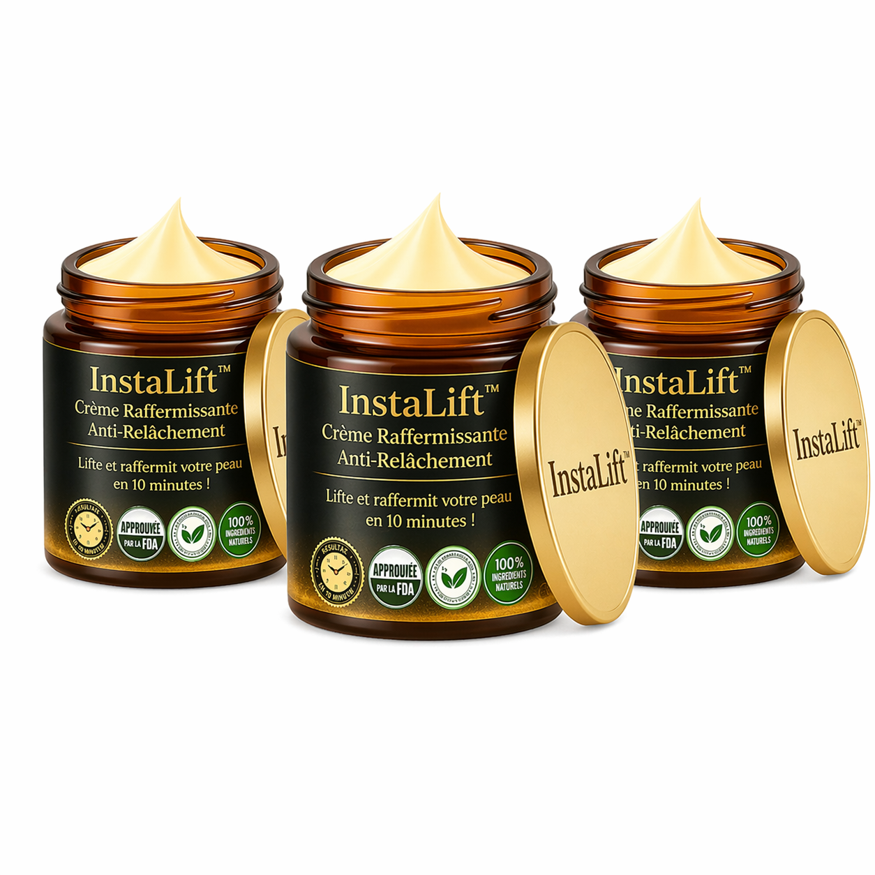 InstaLift™ Crème Raffermissante Anti-Relâchement | Lifte et raffermit votre peau en 10 minutes !