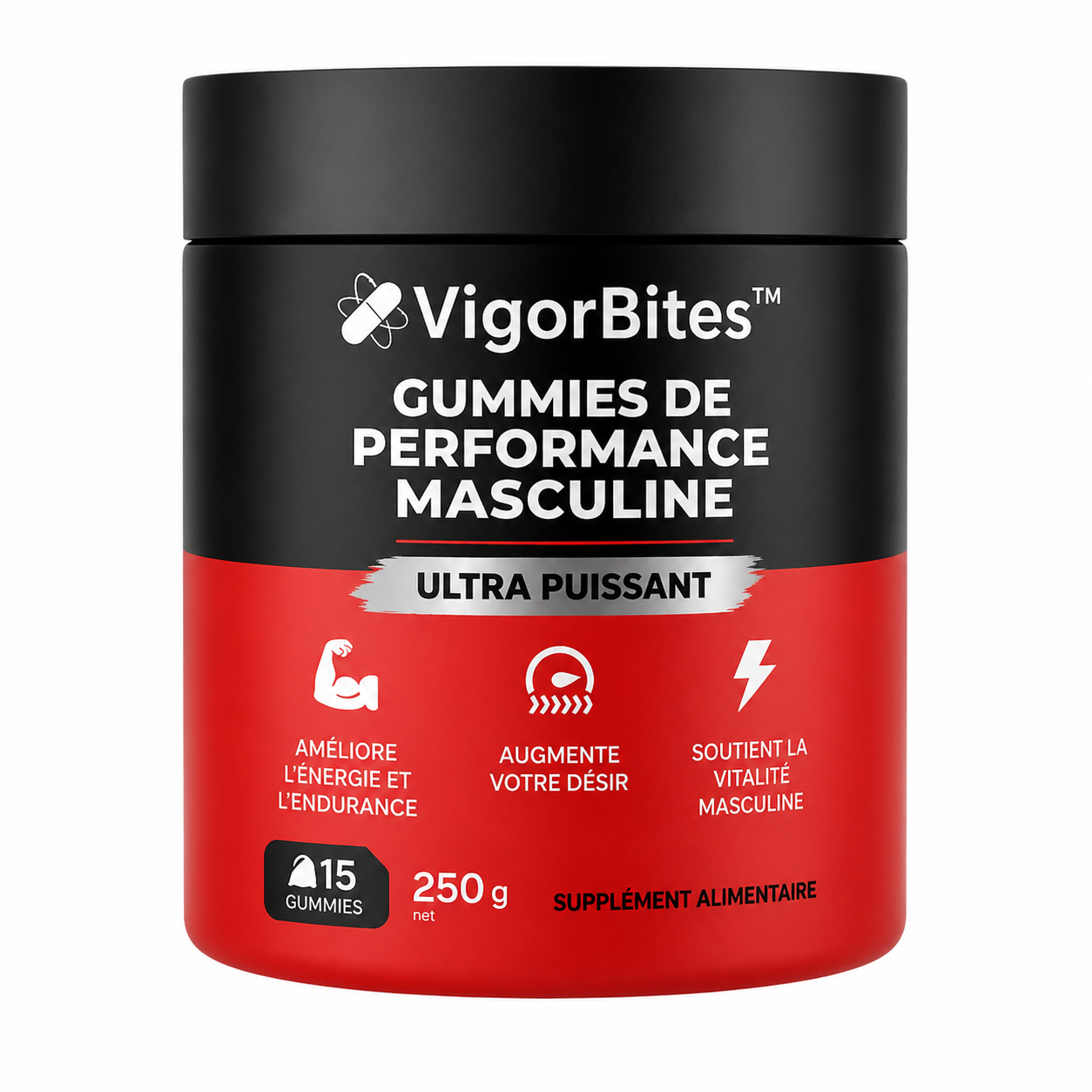 VigorBites™ Gummies Virilité au Maca | Obtenez une érection dure en 5 minutes, sans avaler de pilules !
