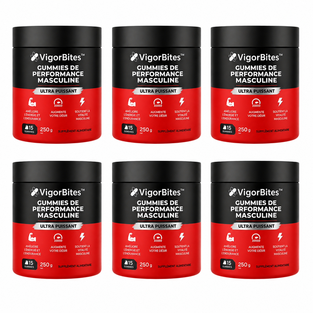 VigorBites™ Gummies Virilité au Maca | Obtenez une érection dure en 5 minutes, sans avaler de pilules !