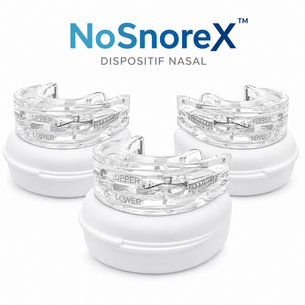 NoSnoreX™ Dispositif Nasal | Stoppe les ronflements & l’apnée du sommeil en 3 minutes!