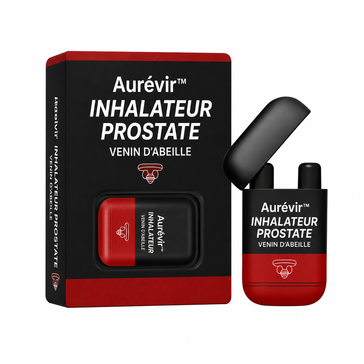 Aurévir™ Inhaleur Prostate au Venin d’Abeille | Déclenchez une érection massive en 3 minutes chrono !