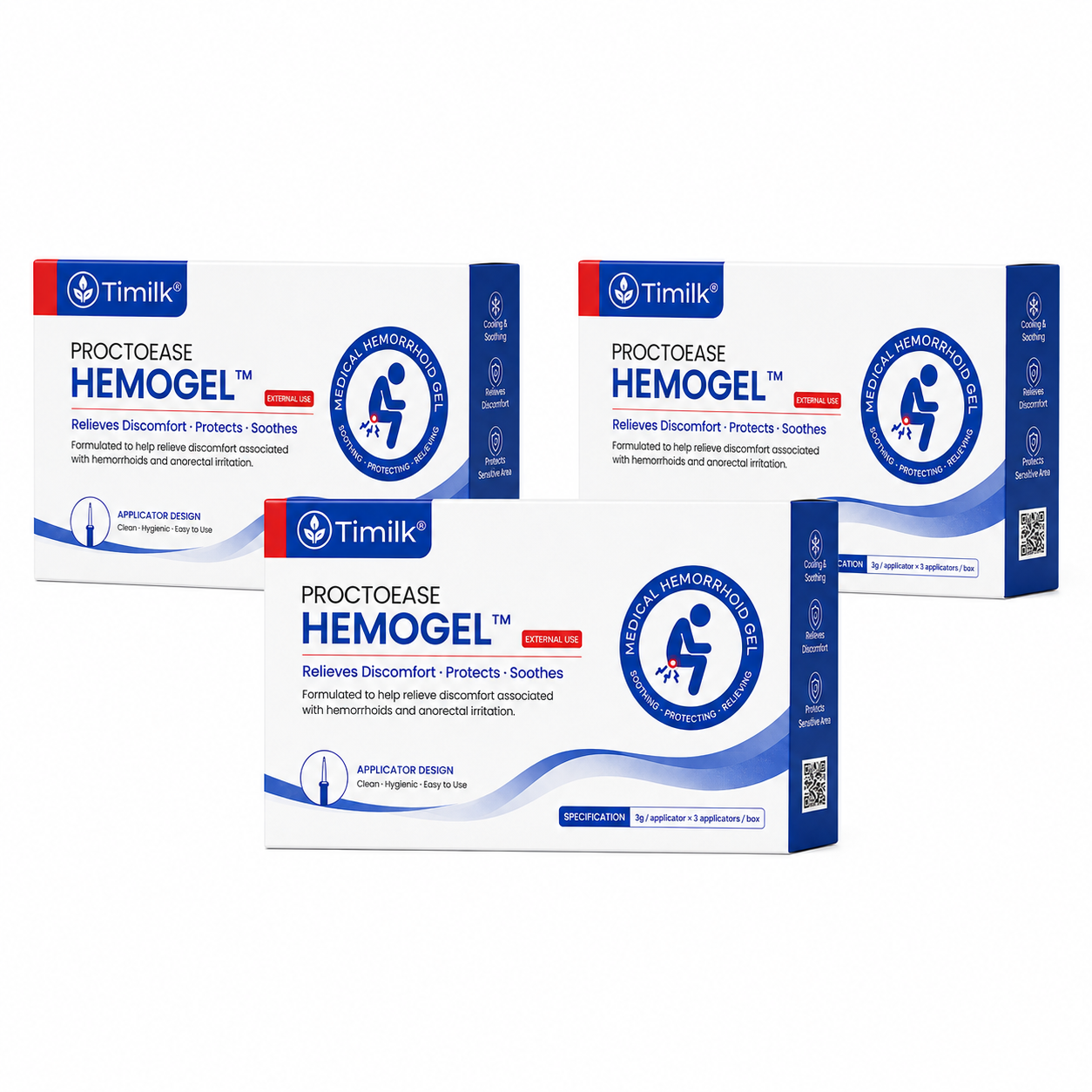 HemoGel™ Gel Hémorroïdes Apaisant | Calmez brûlures, démangeaisons et gonflements dès la première application !