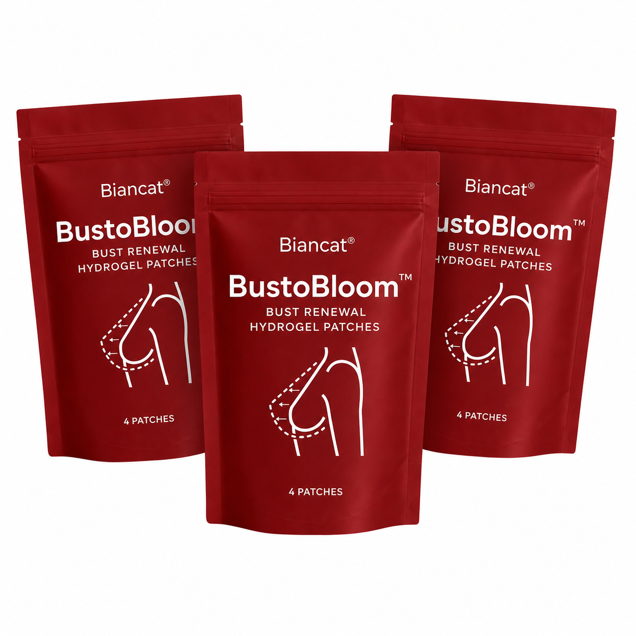 BustoBloom™ Patchs Hydrogel | Repulpez, raffermissez et liftez votre poitrine en seulement 7 jours !