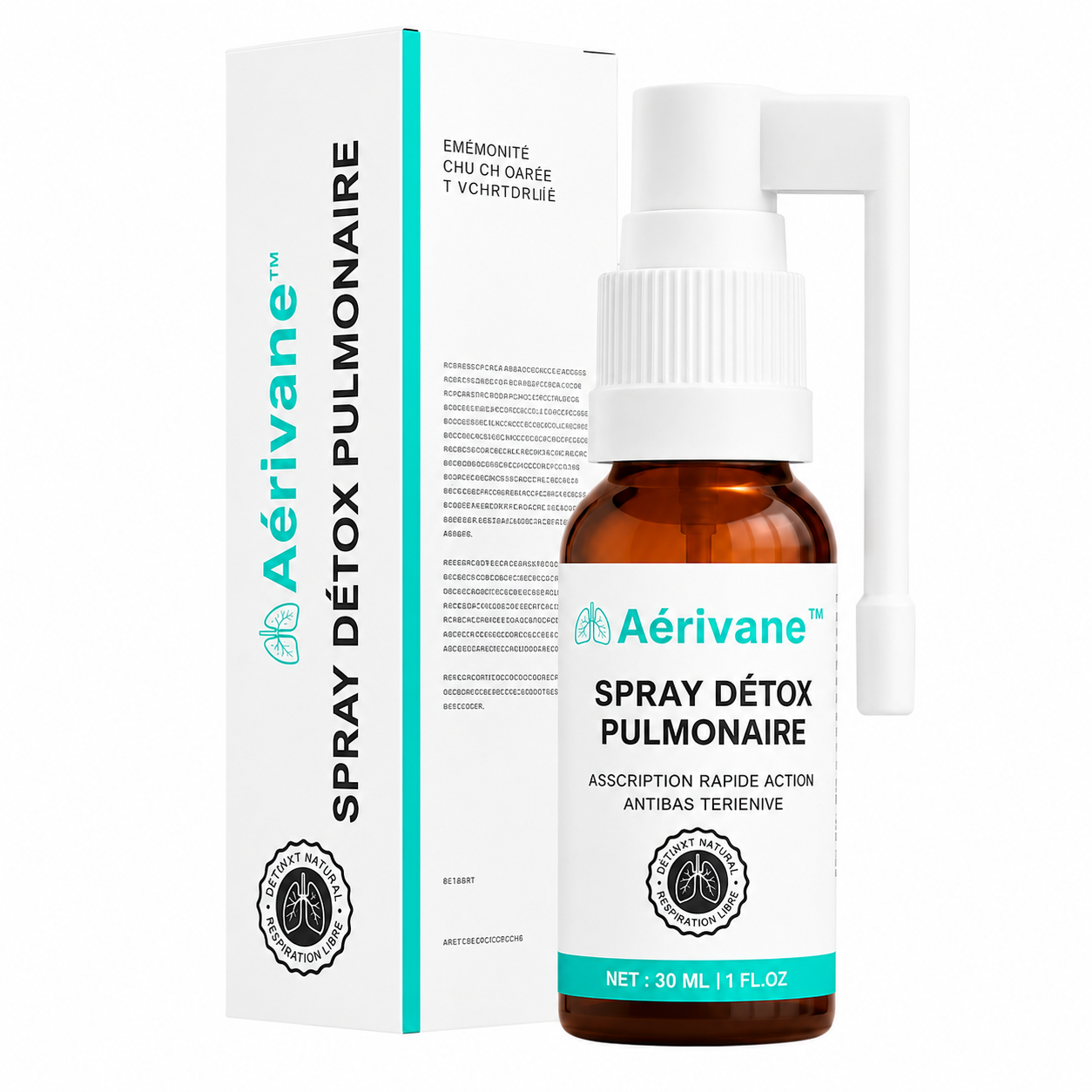 Aérivane™ Spray Détox Pulmonaire | Expulse 99% des toxines cachées en seulement 7 jours!