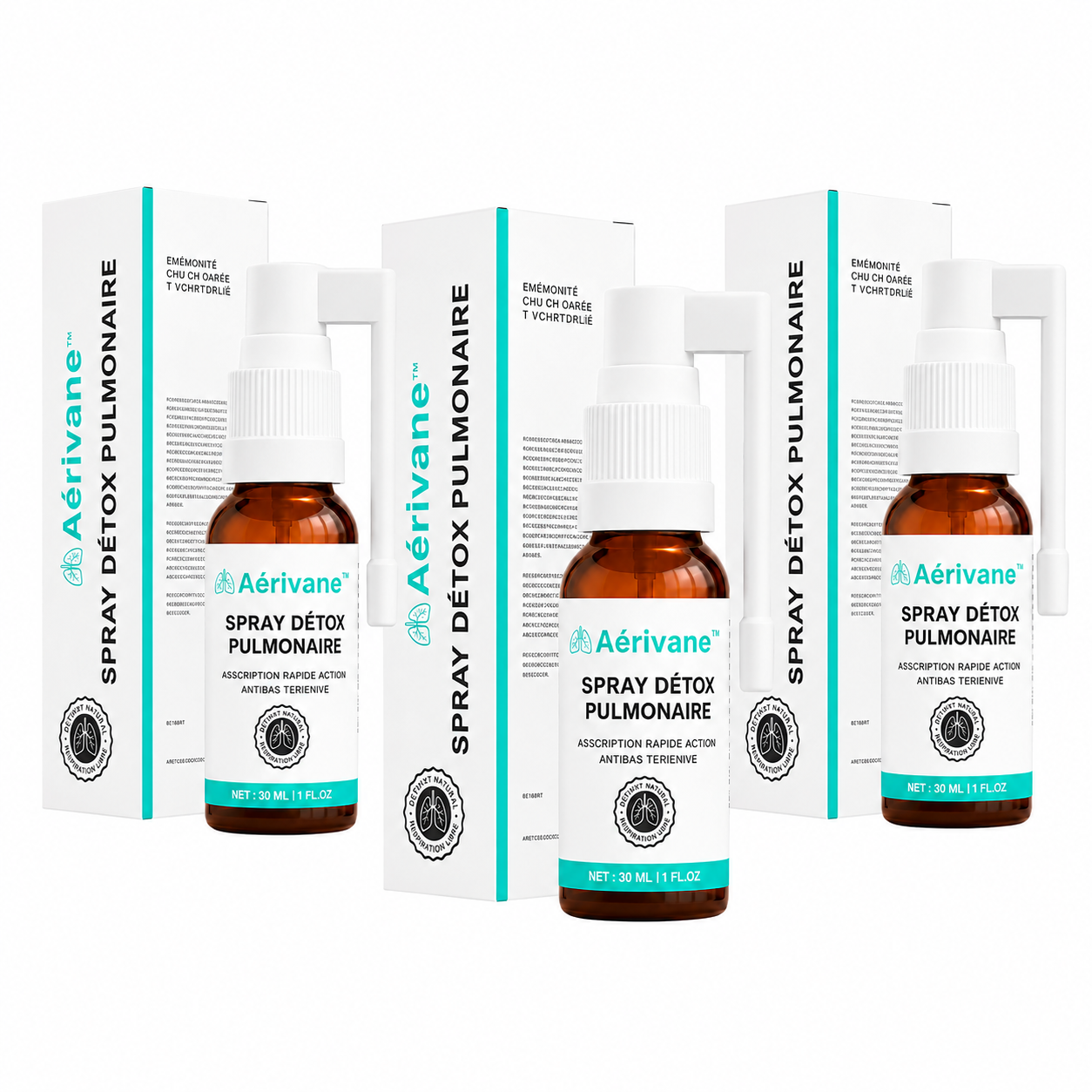 Aérivane™ Spray Détox Pulmonaire | Expulse 99% des toxines cachées en seulement 7 jours!