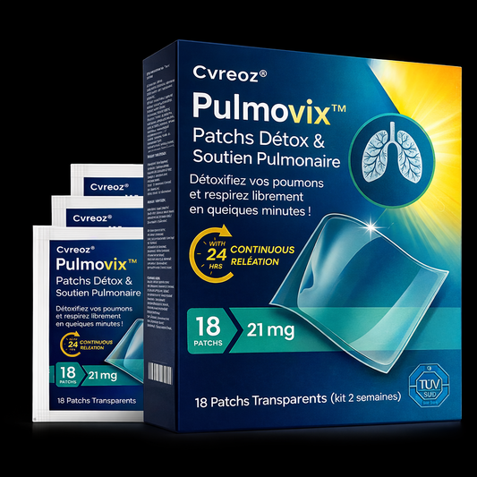 Pulmovix™ Patchs Détox & Soutien Pulmonaire | Détoxifiez vos poumons et respirez librement en quelques minutes !