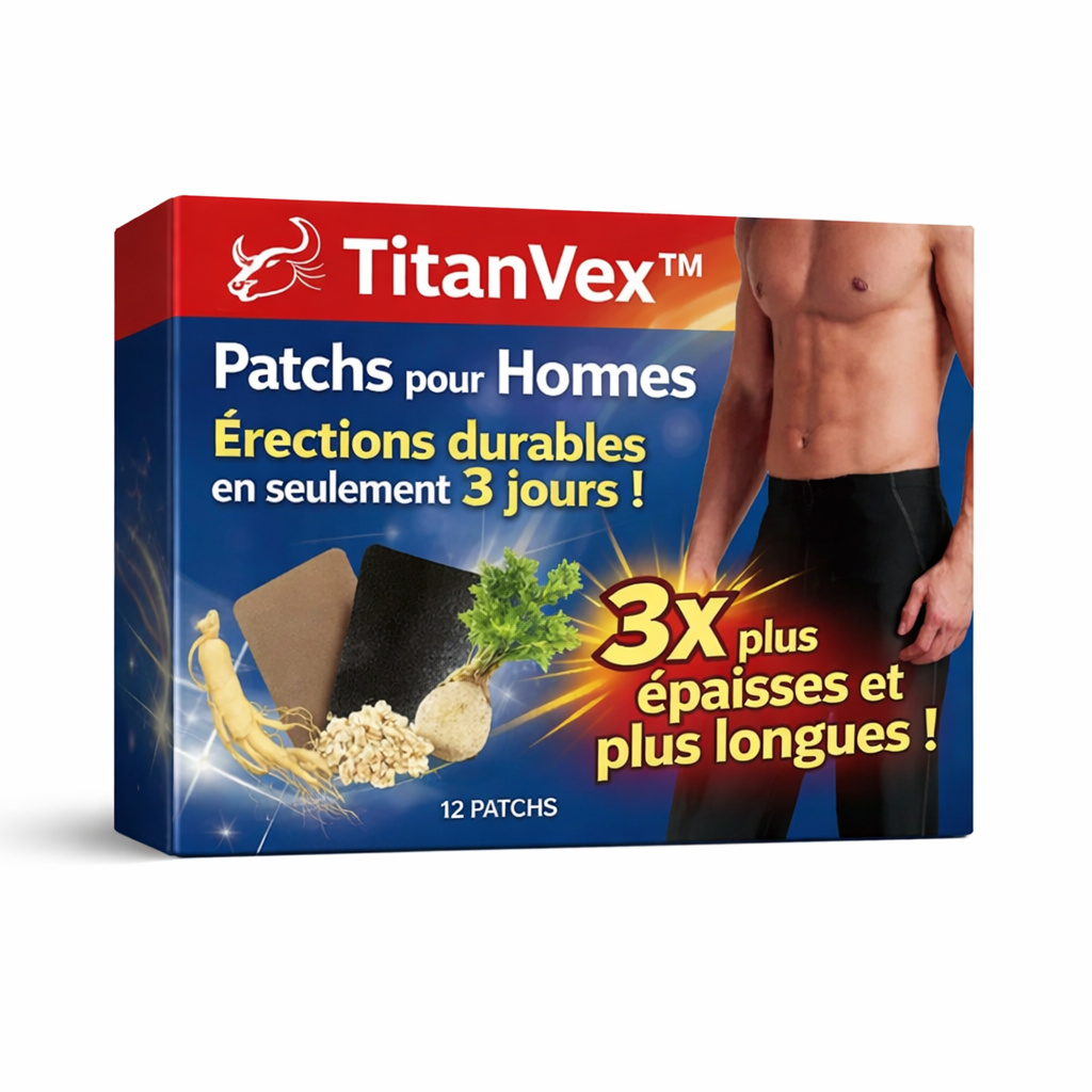 TitanVex™ Patchs | Érections durables en seulement 3 jours ! 3x plus épaisses et plus longues !