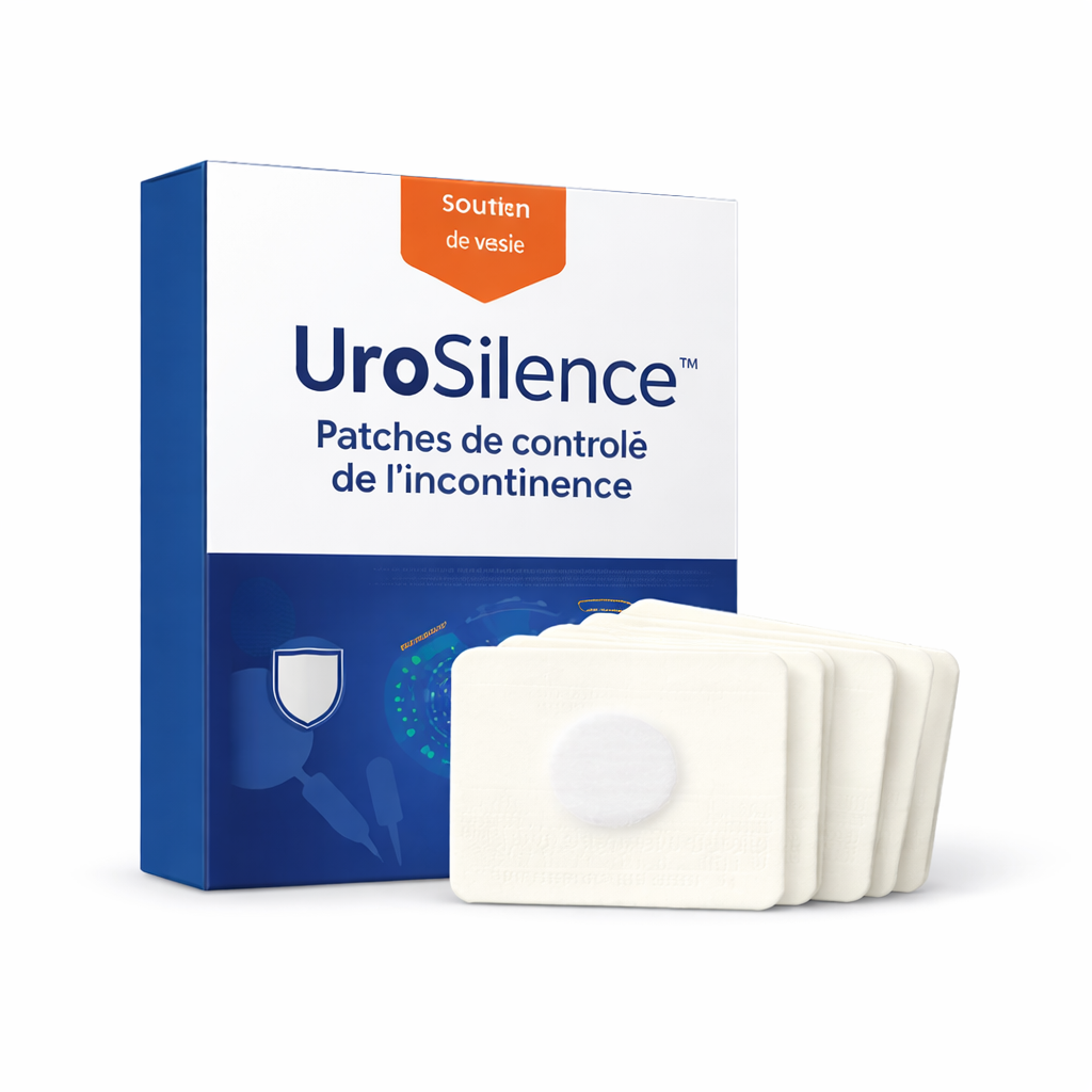UroSilence™ Patches | Traite l'incontinence urinaire immédiatement – Efficacité prouvée dès la première utilisation!