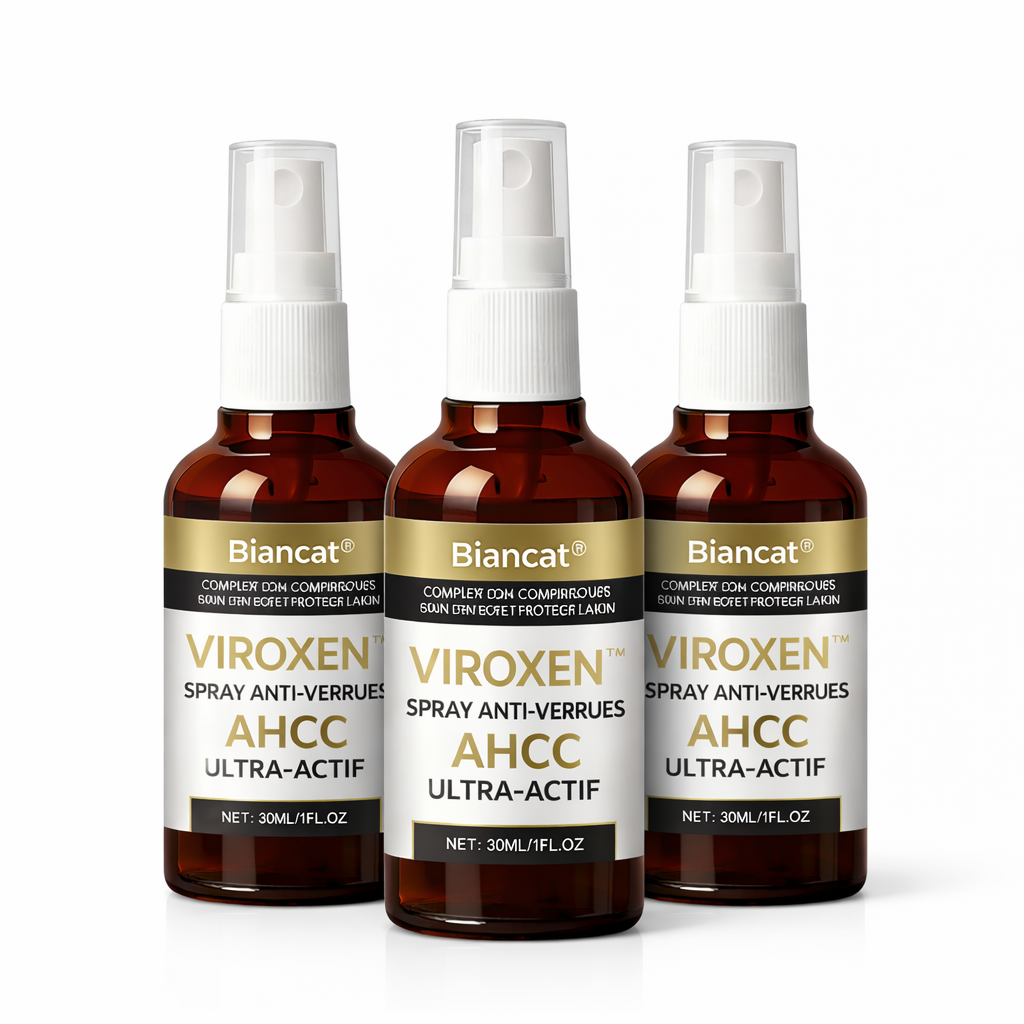 Viroxen™ Spray Anti-Verrues AHCC Ultra-Actif | Éliminez les verrues à la racine en quelques jours !