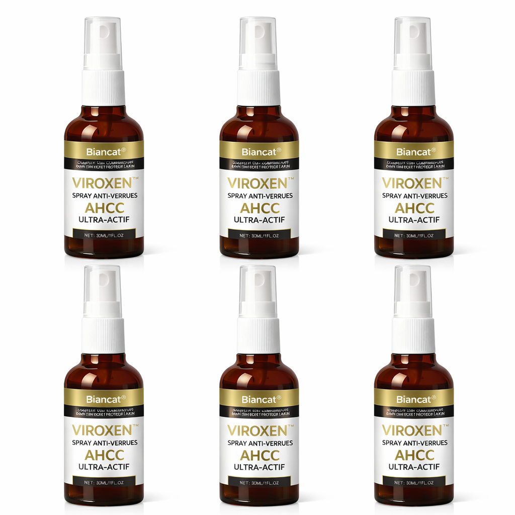 Viroxen™ Spray Anti-Verrues AHCC Ultra-Actif | Éliminez les verrues à la racine en quelques jours !