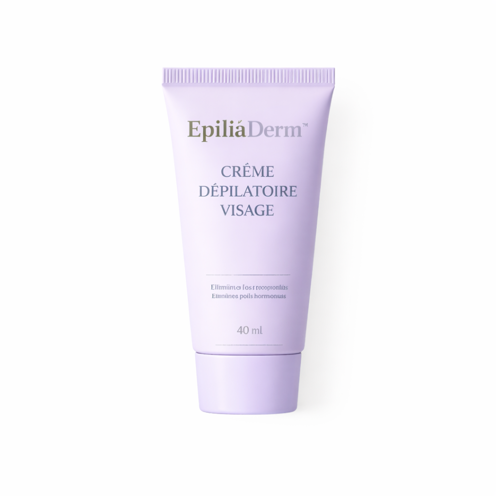 EpiliaDerm™ Crème Dépilatoire Visage | Éliminez définitivement les poils hormonaux en quelques minutes !