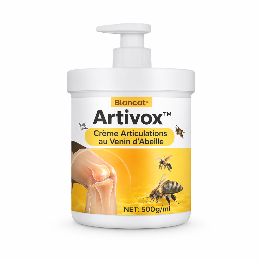 Artivox™ Crème Articulations au Venin d’Abeille | Stoppez vos douleurs en 10 minutes chrono !