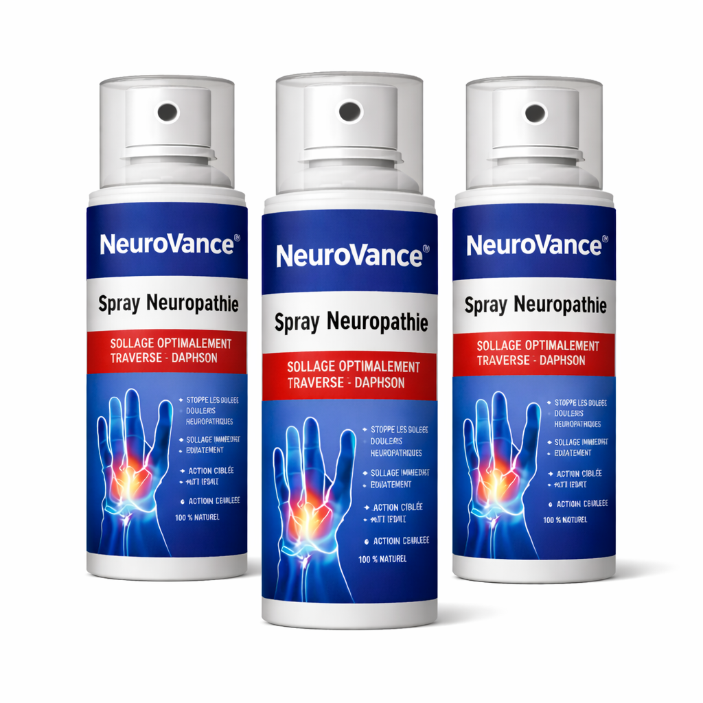 NeuroVance™ Spray Neuropathie | Stoppez picotements et engourdissements dès la première application !