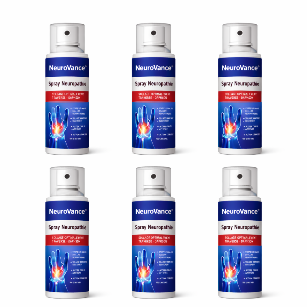 NeuroVance™ Spray Neuropathie | Stoppez picotements et engourdissements dès la première application !