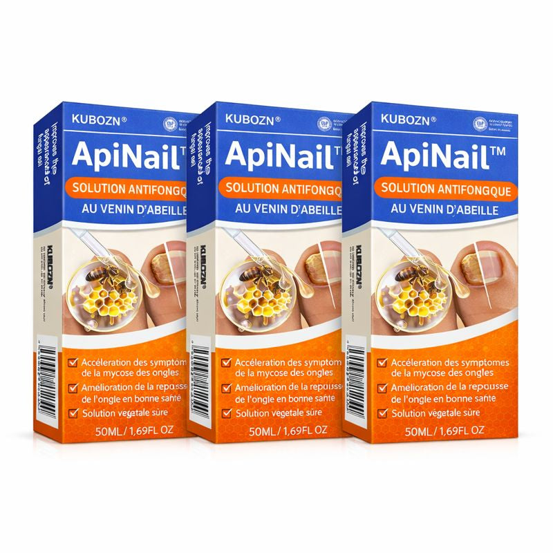 ApiNail™ Solution Antifongique au Venin d’Abeille | Détruisez la mycose des ongles et retrouvez des ongles sains en 3 minutes !