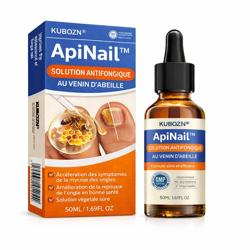 ApiNail™ Solution Antifongique au Venin d’Abeille | Détruisez la mycose des ongles et retrouvez des ongles sains en 3 minutes !