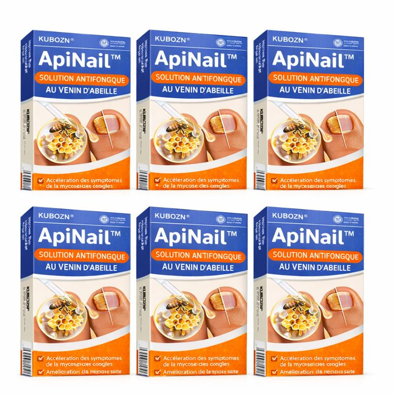 ApiNail™ Solution Antifongique au Venin d’Abeille | Détruisez la mycose des ongles et retrouvez des ongles sains en 3 minutes !