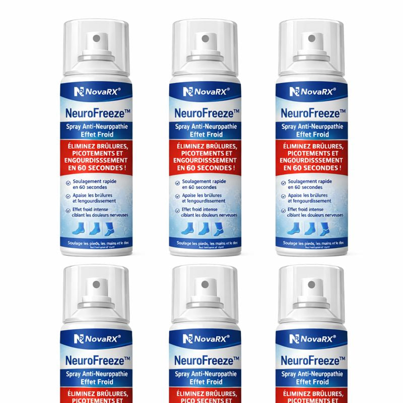 NeuroFreeze™ Spray Anti-Neuropathie Effet Froid | Éliminez brûlures, picotements et engourdissement en 60 secondes !