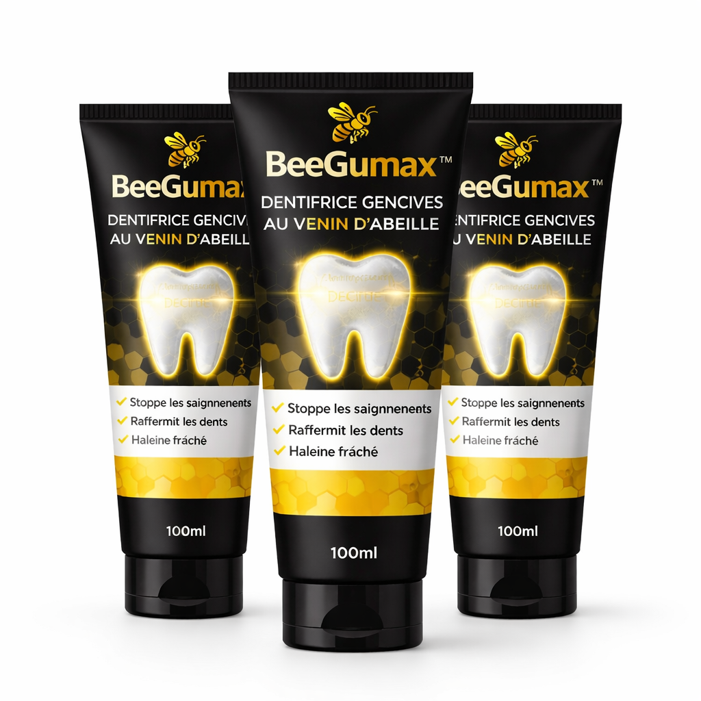 BeeGumax™ Dentifrice Gencives au Venin d’Abeille | Stoppez les saignements et raffermissez vos dents en 7 jours !