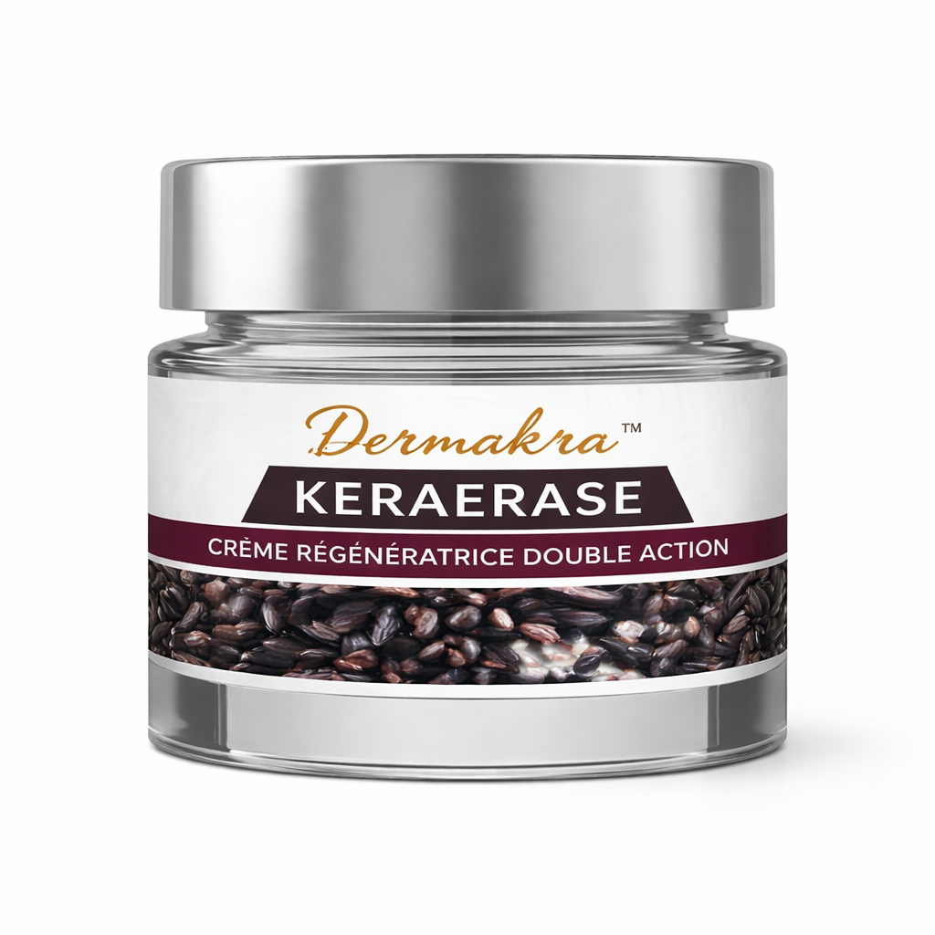 Dermakra™ KeraErase Crème Régénératrice Double Action | Efface rides et taches dès la première application !