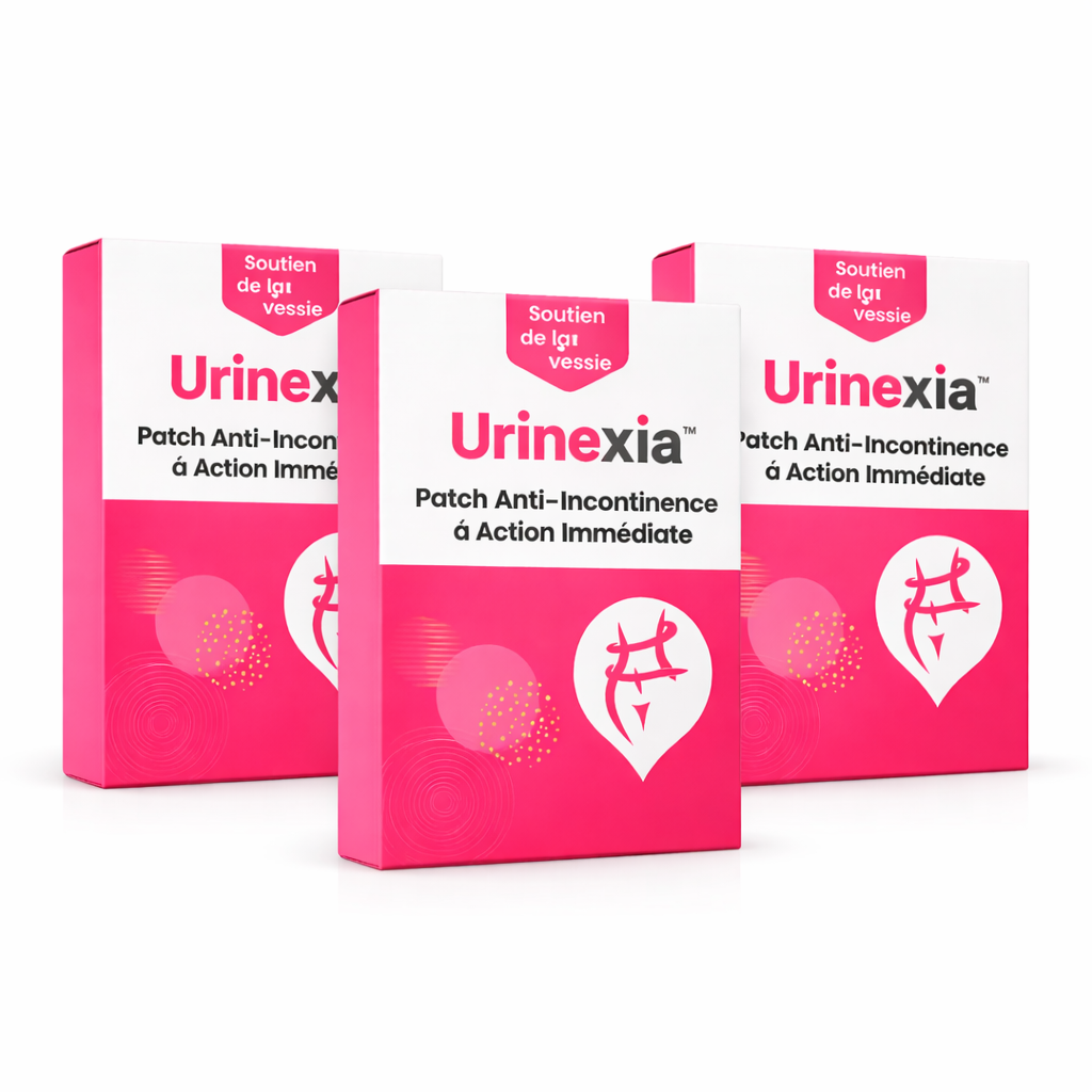 Urinexia™ Patch Anti-Incontinence à Action Immédiate | Stoppez les fuites urinaires en 3 minutes !
