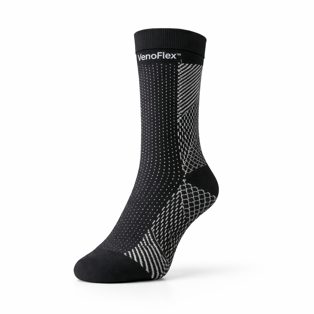 VenoFlex™ Chaussettes de Compression Médicales | Des jambes légères et sans douleur en 5 minutes !