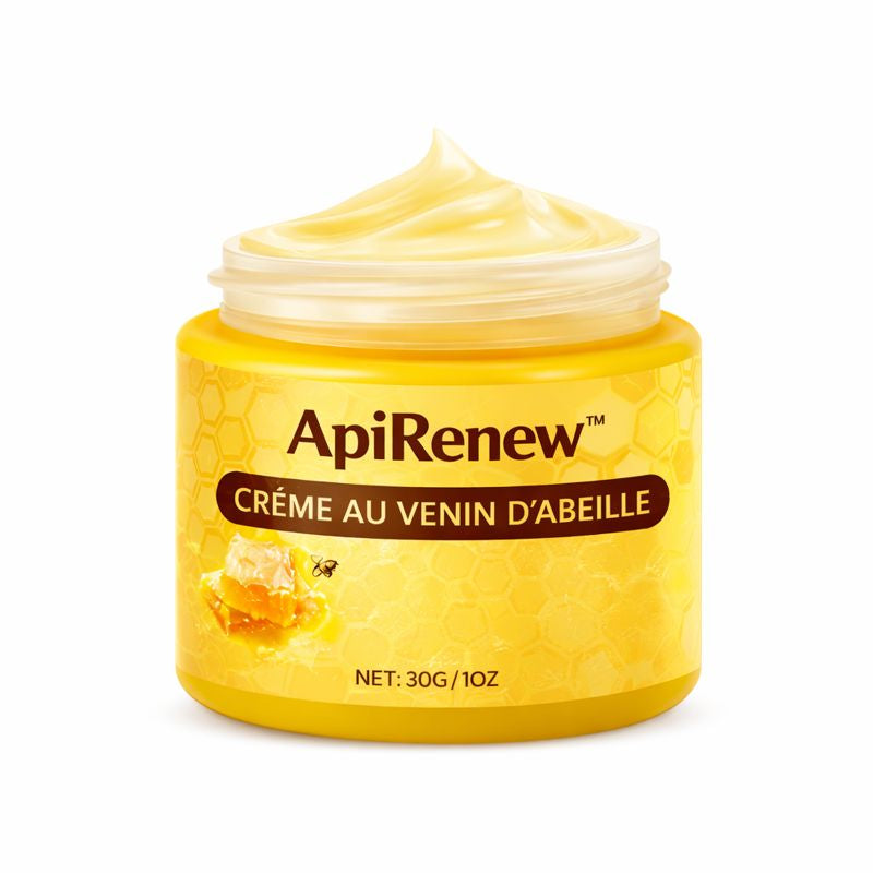 ApiRenew™ Crème au Venin d’Abeille | Rougeurs apaisées et peau visiblement plus lisse en 3 minutes !