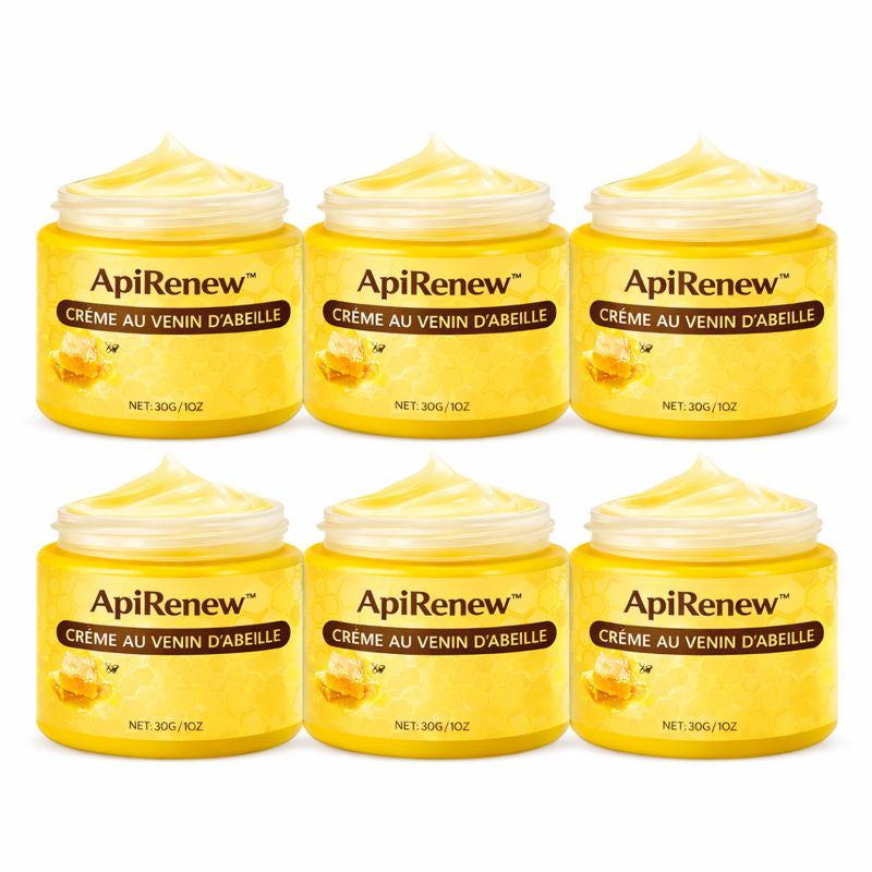 ApiRenew™ Crème au Venin d’Abeille | Rougeurs apaisées et peau visiblement plus lisse en 3 minutes !