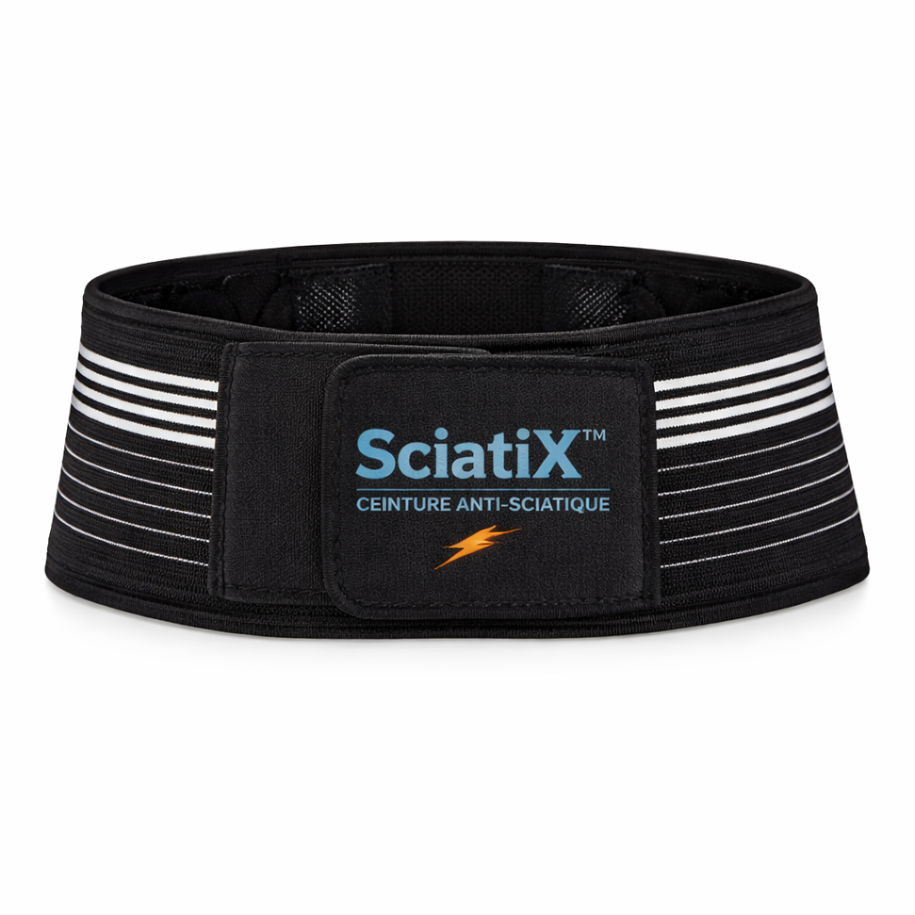 SciatiX™ Ceinture Anti-Sciatique Haute Compression | Stoppez la douleur hanche & bas du dos en quelques minutes !