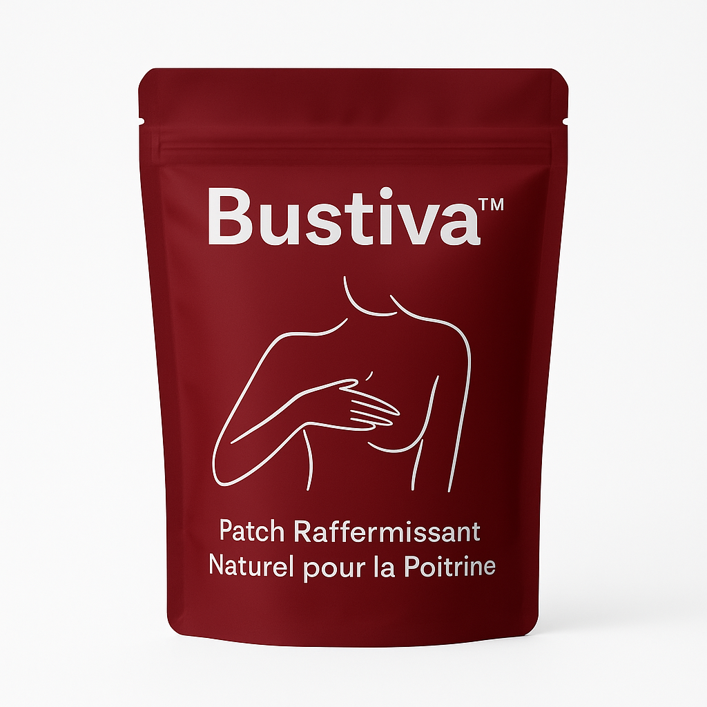 Bustiva™ Patch Raffermissant Naturel pour la Poitrine | Redonne galbe et fermeté en 14 jours sans chirurgie!