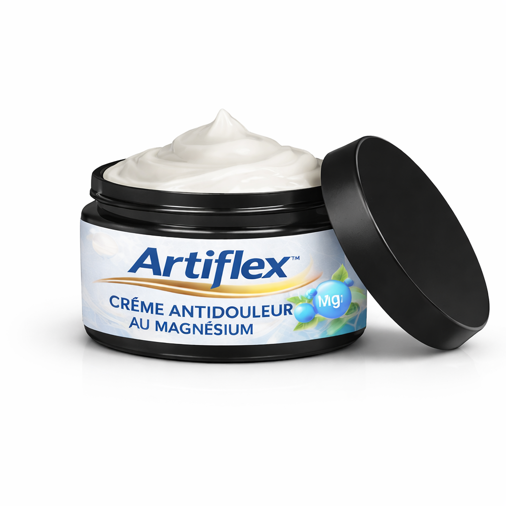 Artiflex™ Crème Antidouleur au Magnésium | Supprimez vos douleurs articulaires en 3 minutes !