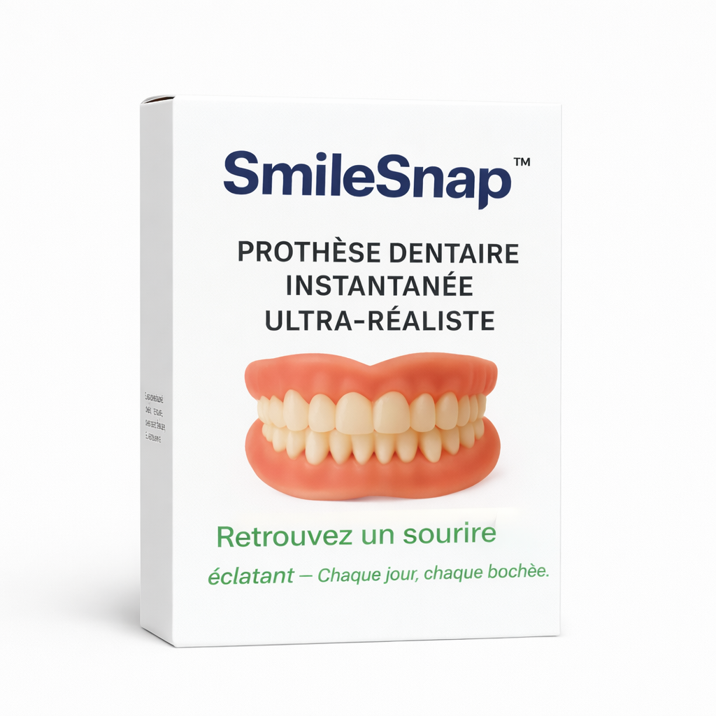SmileSnap™ Prothèse Dentaire Instantanée Ultra-Réaliste | Un sourire parfait en seulement 10 secondes !