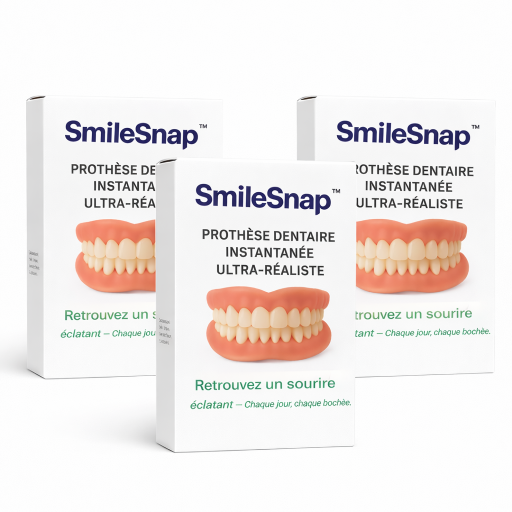 SmileSnap™ Prothèse Dentaire Instantanée Ultra-Réaliste | Un sourire parfait en seulement 10 secondes !