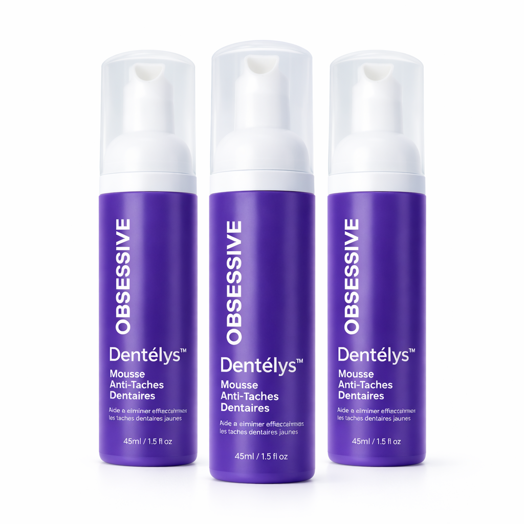 Dentélys™ Mousse Anti-Taches Dentaires | Supprime le jaune et rend vos dents éclatantes dès la 1ère utilisation!