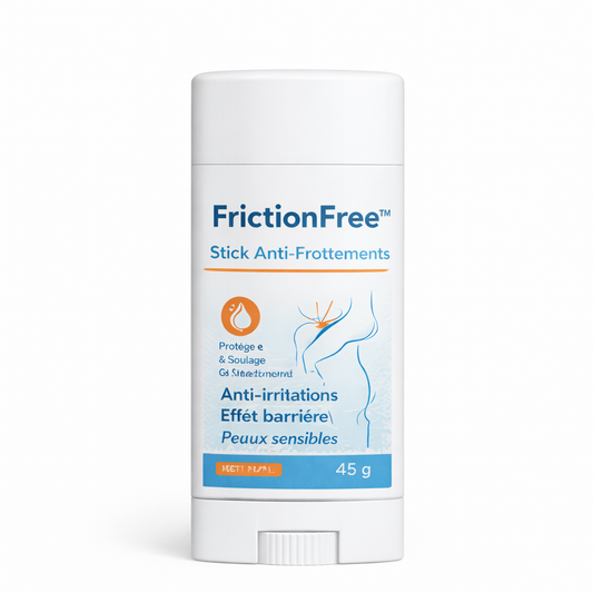 FrictionFree™ Stick Anti-Frottements | Rougeurs apaisées et confort immédiat en 2 minutes !