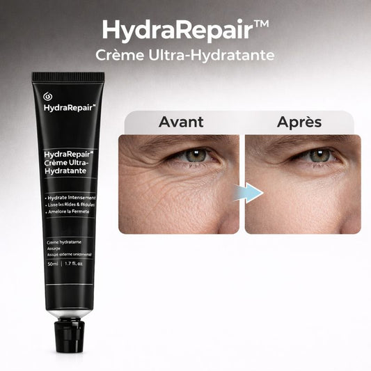 HydraRepair™ Crème Ultra-Hydratante | Traite l’eczéma, la dermatite et répare la peau abîmée en quelques minutes !
