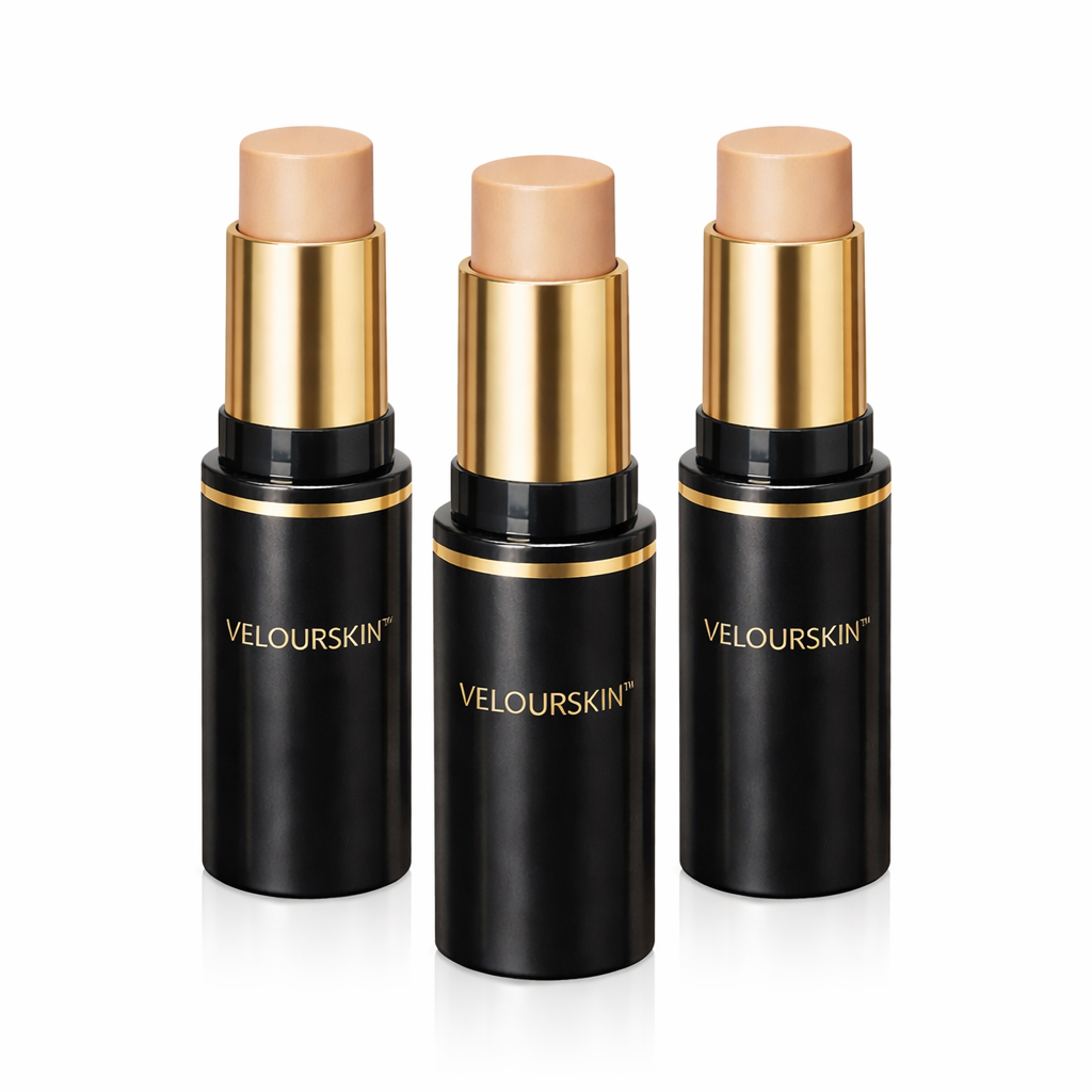 Velourskin™ Fond de Teint Stick | Une peau parfaite, lissée et sans défaut en 30 secondes !