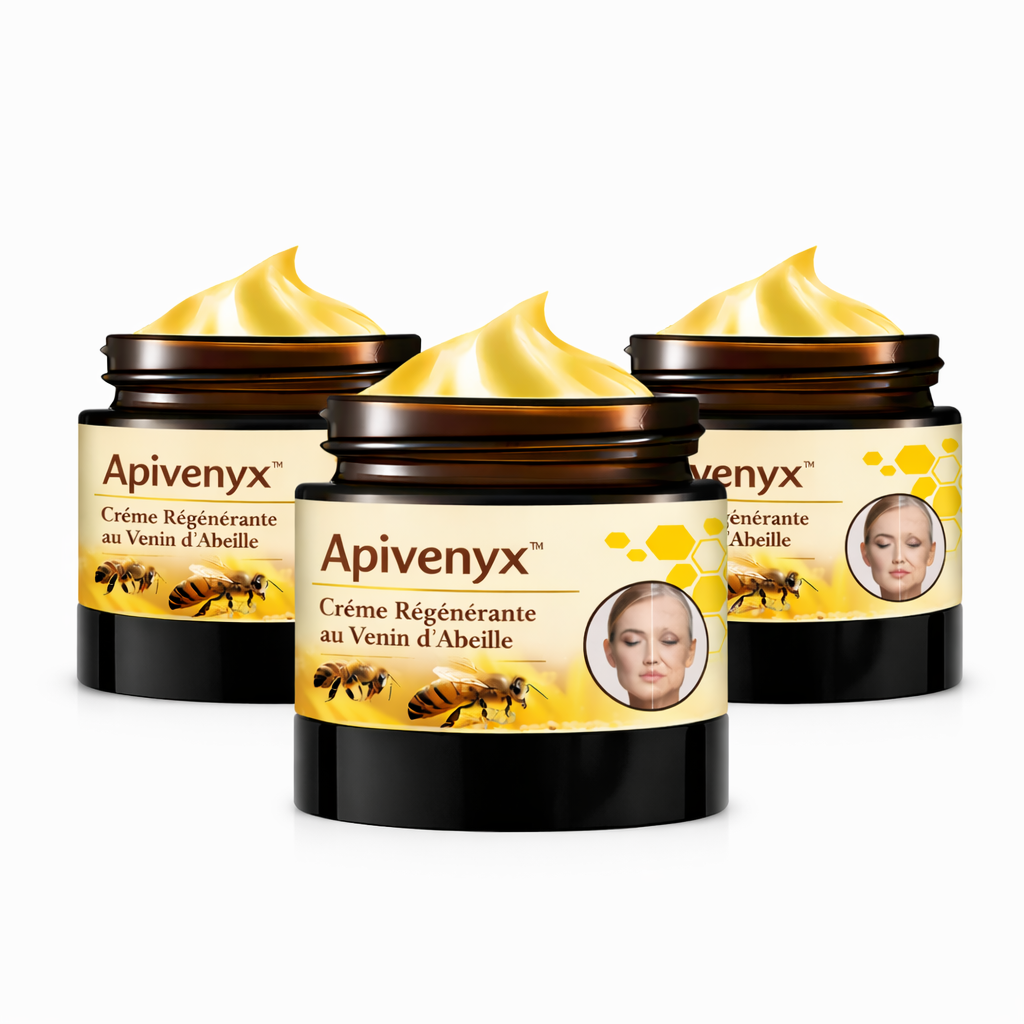 Apivenyx™ Crème Régénérante au Venin d’Abeille | Répare, lisse et rajeunit la peau dès la première application !
