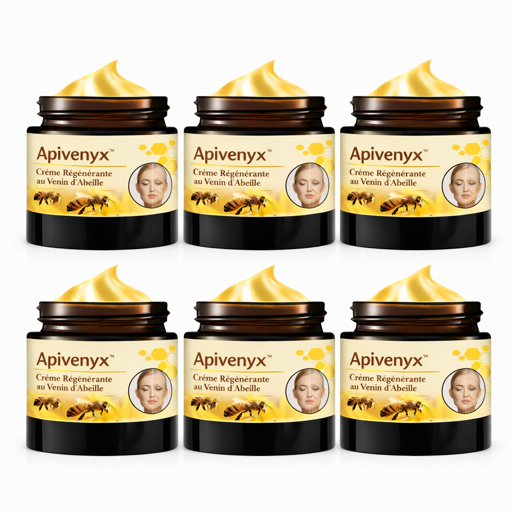Apivenyx™ Crème Régénérante au Venin d’Abeille | Répare, lisse et rajeunit la peau dès la première application !