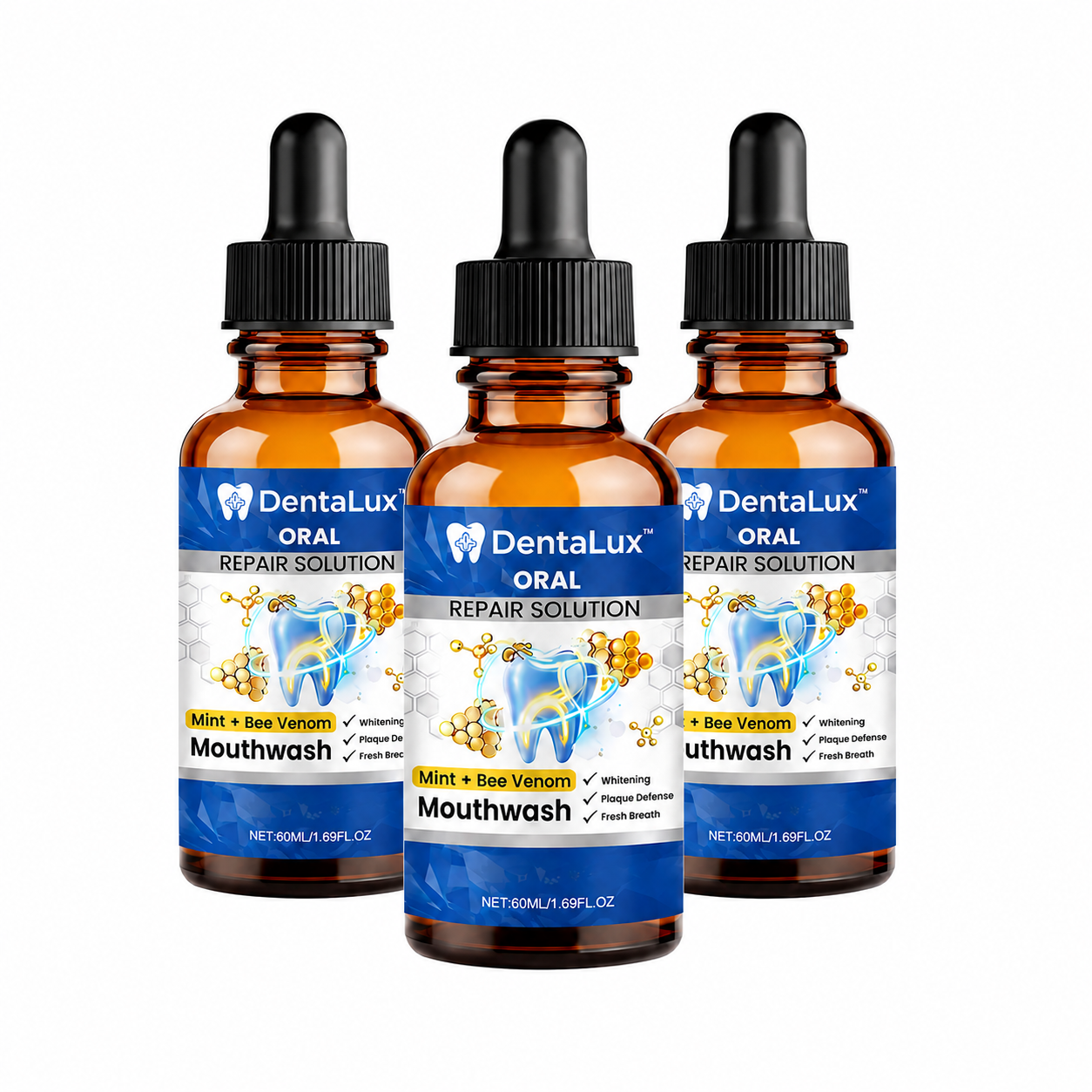 DentaLux™ Sérum Réparateur d’Émail | Renforcez vos dents et stoppez la sensibilité en 7 jours, sans soins coûteux !