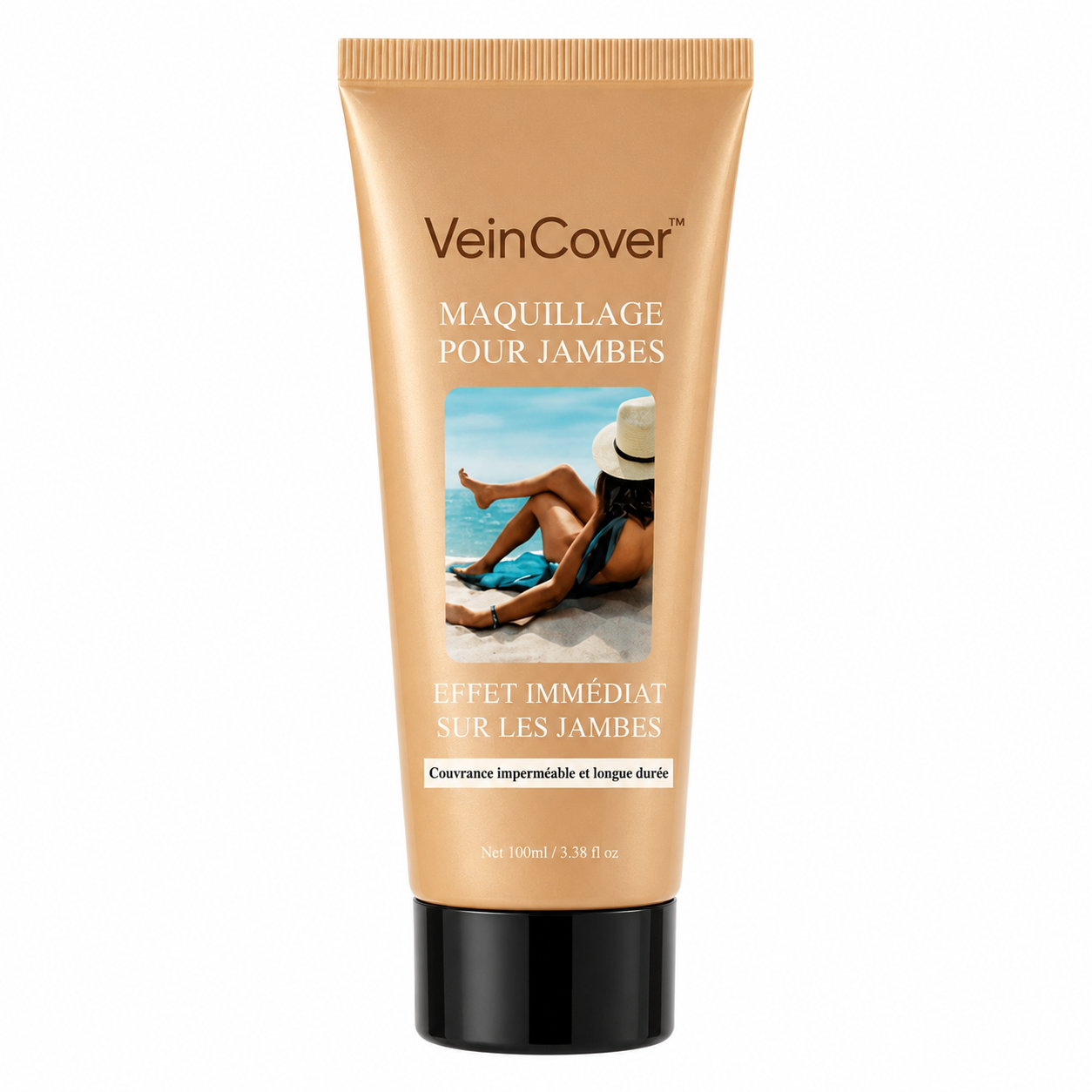 VeinCover™ Crème Camouflage Varices & Imperfections | Retrouvez des jambes nettes, lisses et lumineuses dès la première application !