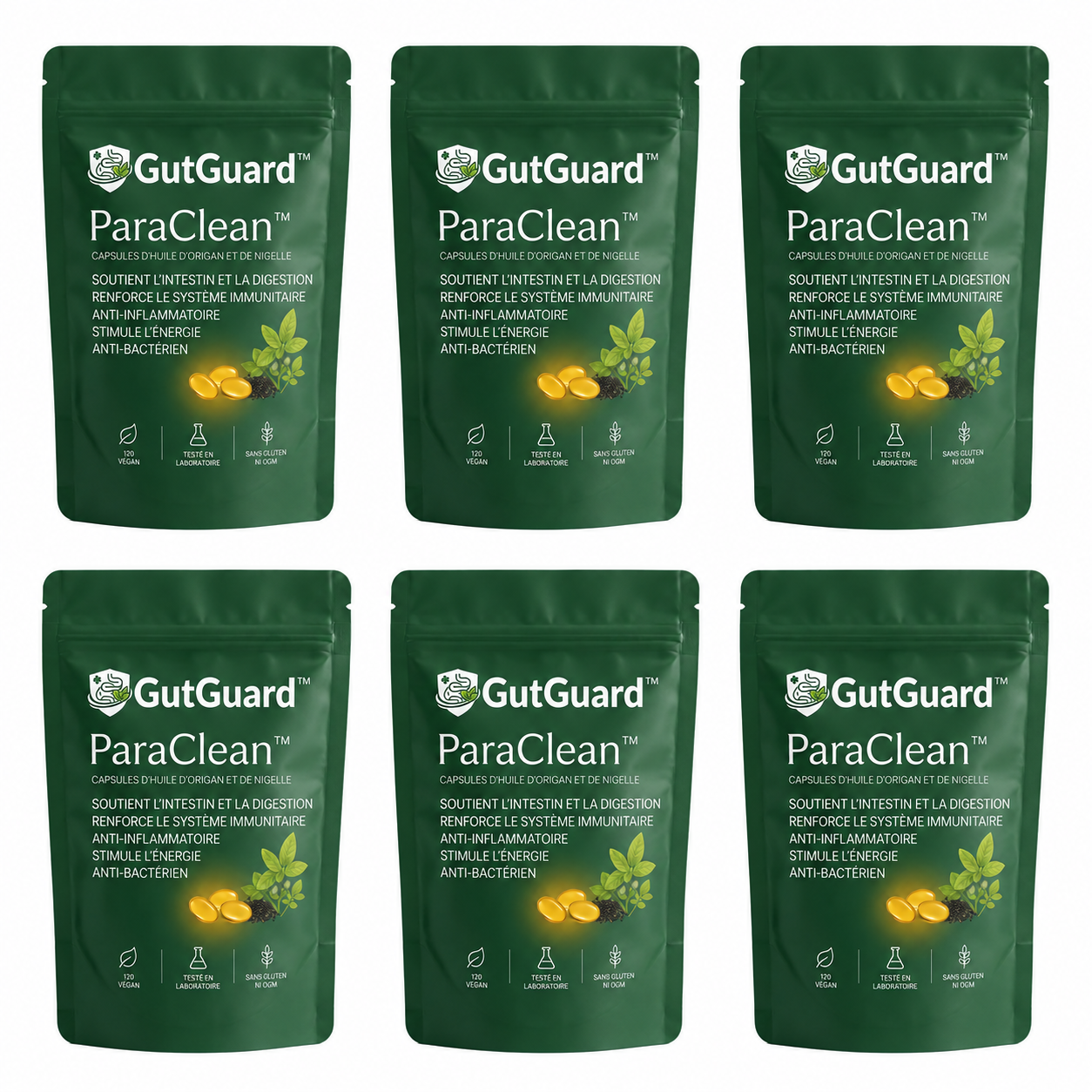 ParaClean™ Capsules Anti-Parasites & Ballonnements | Purifiez vos intestins et retrouvez un ventre léger en 30 jours !