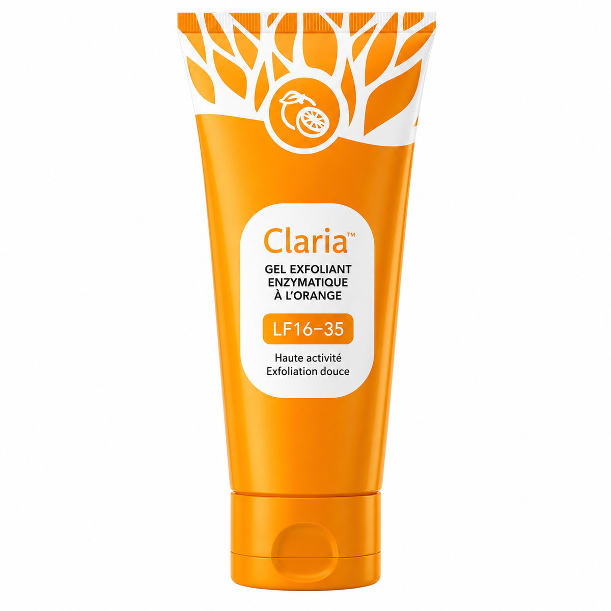 Claria™ Gel Exfoliant Enzymatique à l’Orange | Éliminez cellules mortes, taches et teint terne en 5 minutes !