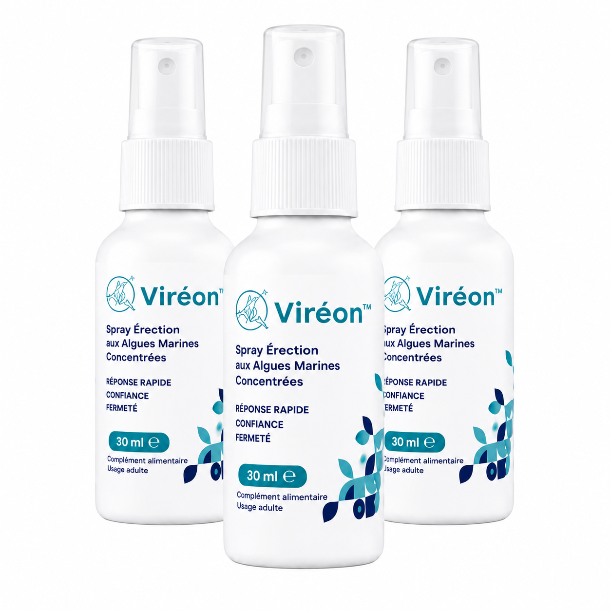 Viréon™ Spray Érection aux Algues Marines Concentrées | Retrouvez une érection puissante en 43 secondes!