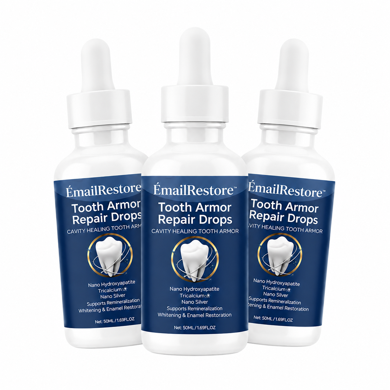 ÉmailRestore™ Sérum Réparateur Dentaire | Réparez les micro-fissures et renforcez vos dents fragilisées !