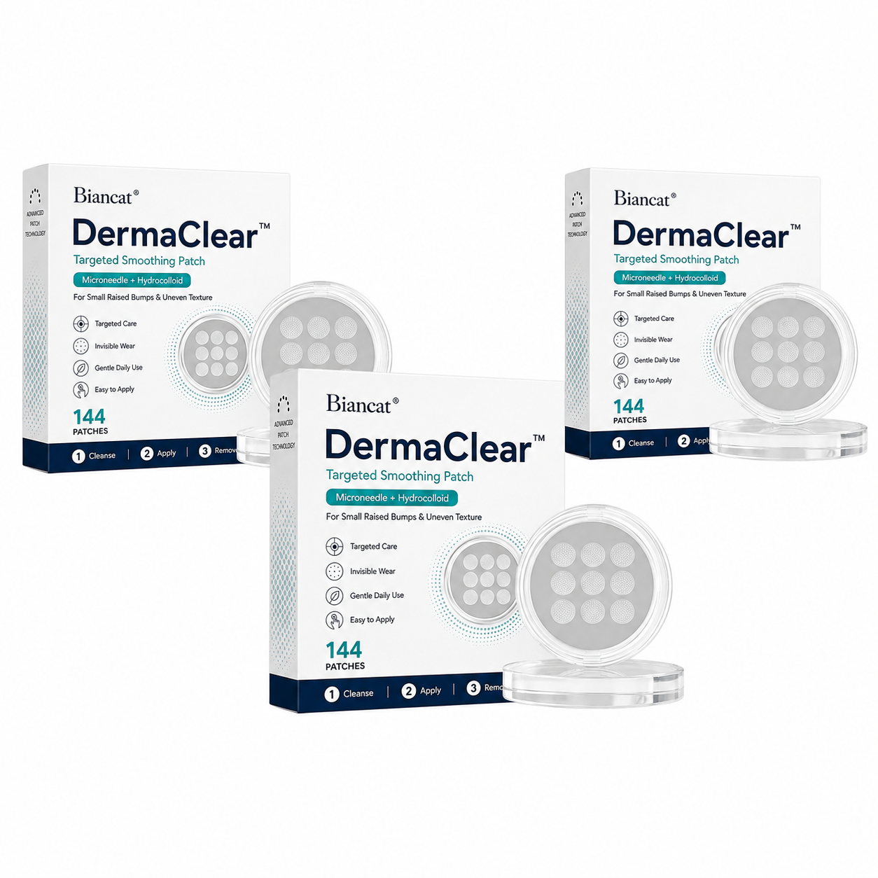 DermaClear™ Patch Anti-Imperfections & Boutons | Asséchez, camouflez et lissez les boutons visibles en une nuit !